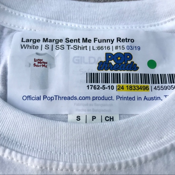 NWT Funny Unisex White T-shirt size small - Picture 3 of 3